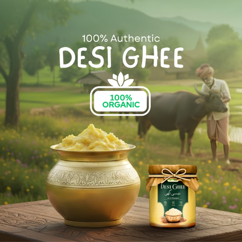 Authentic 100% Pure Organic Desi Ghee